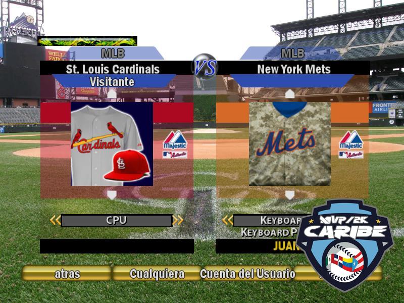 Uniforme de los Mets (CAMUFLADO) - Uniformes / Uniforms - MVP 2K Caribe